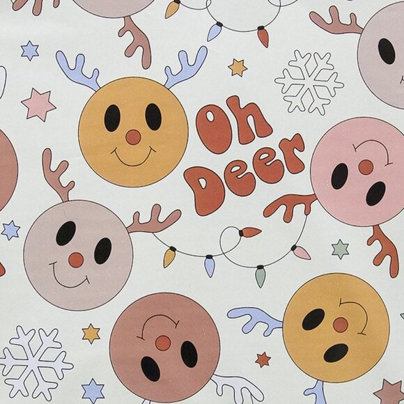 Reindeer Face Poly Mailers 12x15.5 Pack of 25 - Picture 4 of 7